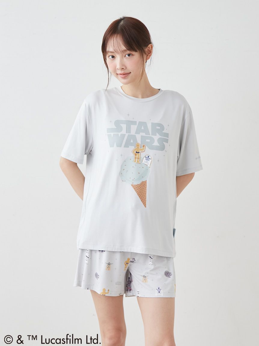 STAR WARS】【レディース】総柄ショートパンツ(ショートパンツ