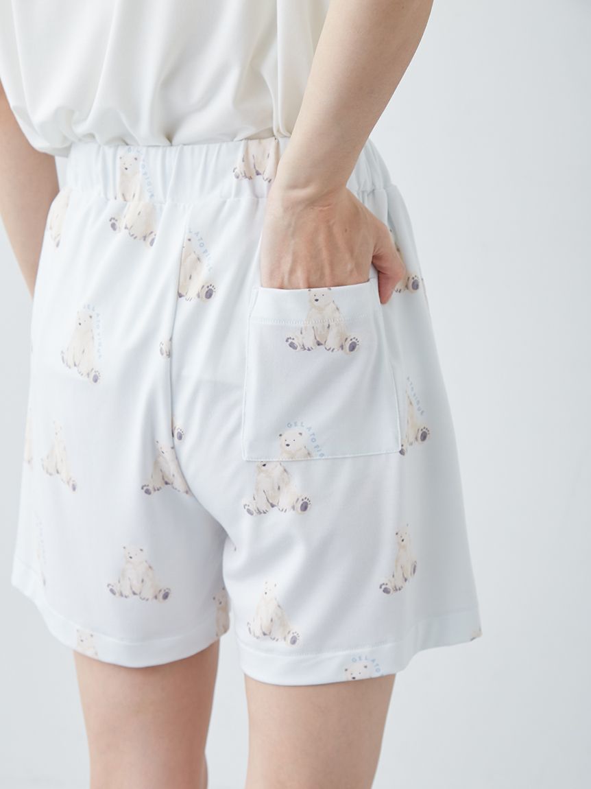 接触冷感】シーアニマル柄ショートパンツ(ショートパンツ)｜ルーム