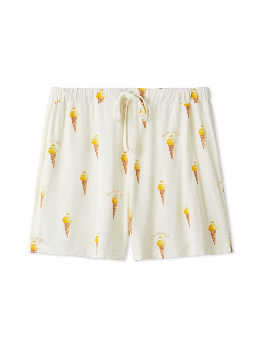 接触冷感】ソルベ柄ショートパンツ(ショートパンツ)｜ルームウェア