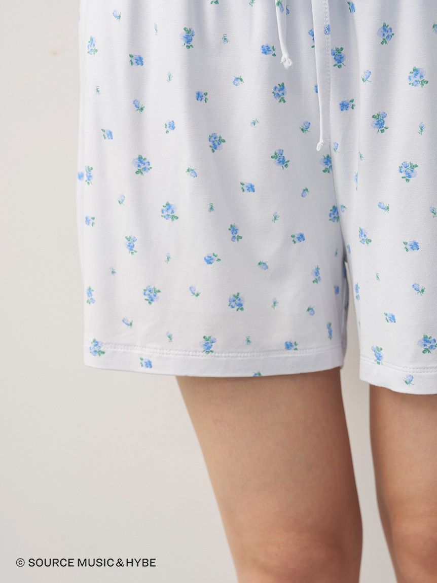 LE SSERAFIM】小花柄ショートパンツ(ショートパンツ)｜ルームウェア
