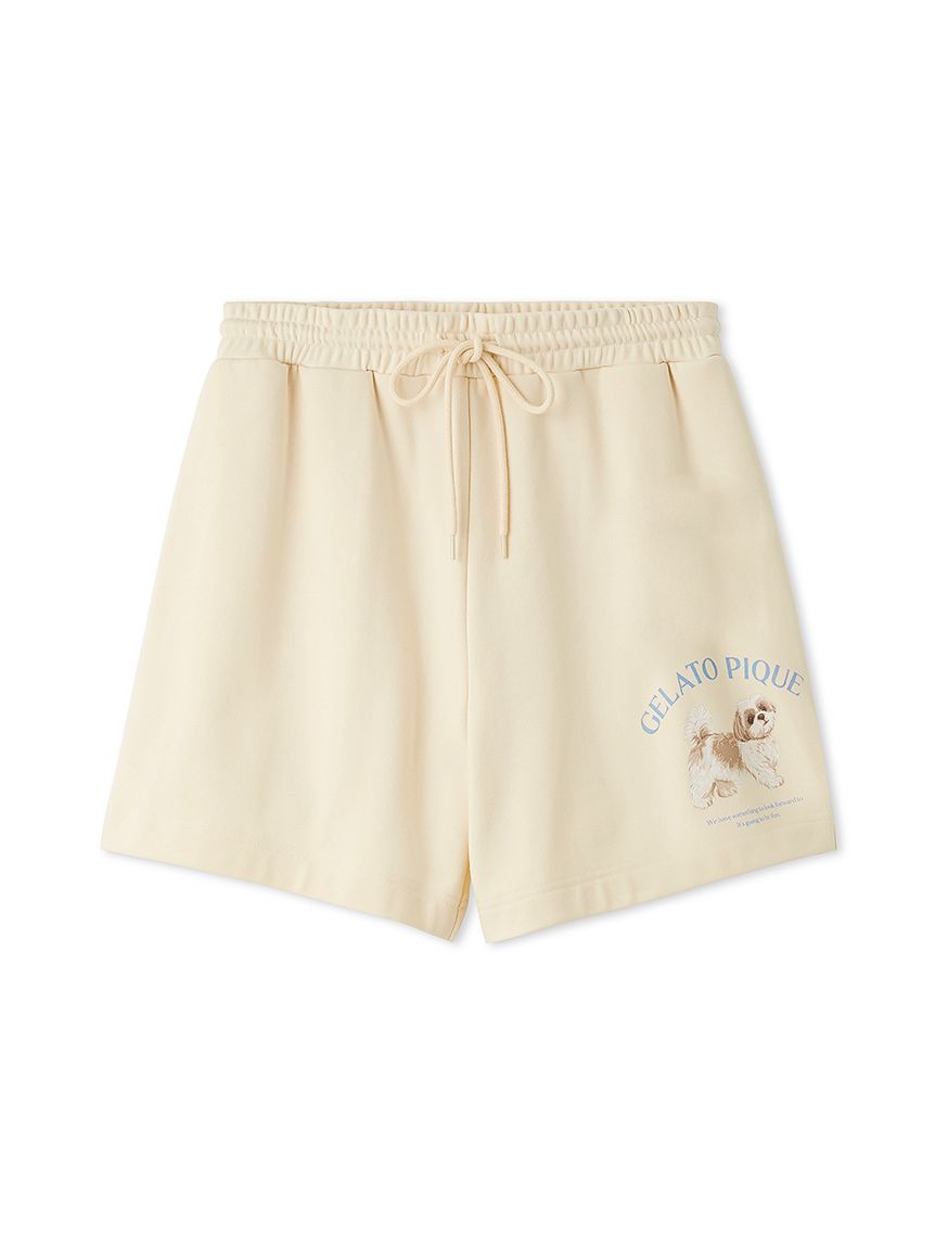 UVカット】お散歩ドッグ裏毛ショートパンツ(ショートパンツ)｜ルーム