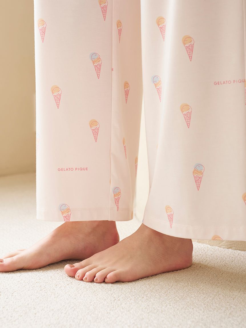 IFMC.】総柄ロングパンツ(ロングパンツ)｜ルームウェア・パジャマ通販