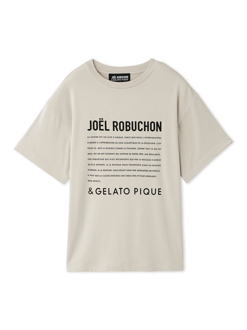 【接触冷感】【JOEL ROBUCHON】レーヨンロゴTシャツ | PWCT242207