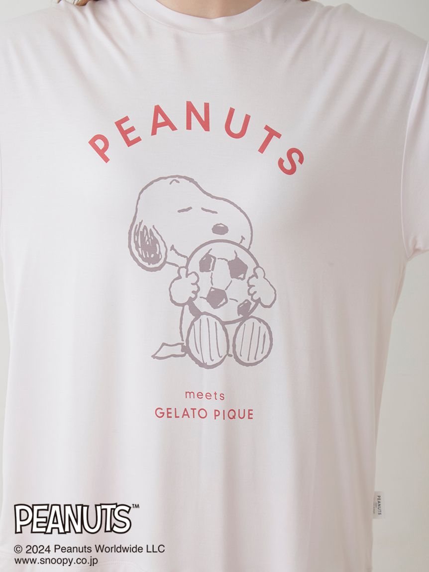 【PEANUTS】ワンポイントTシャツ | PWCT242233