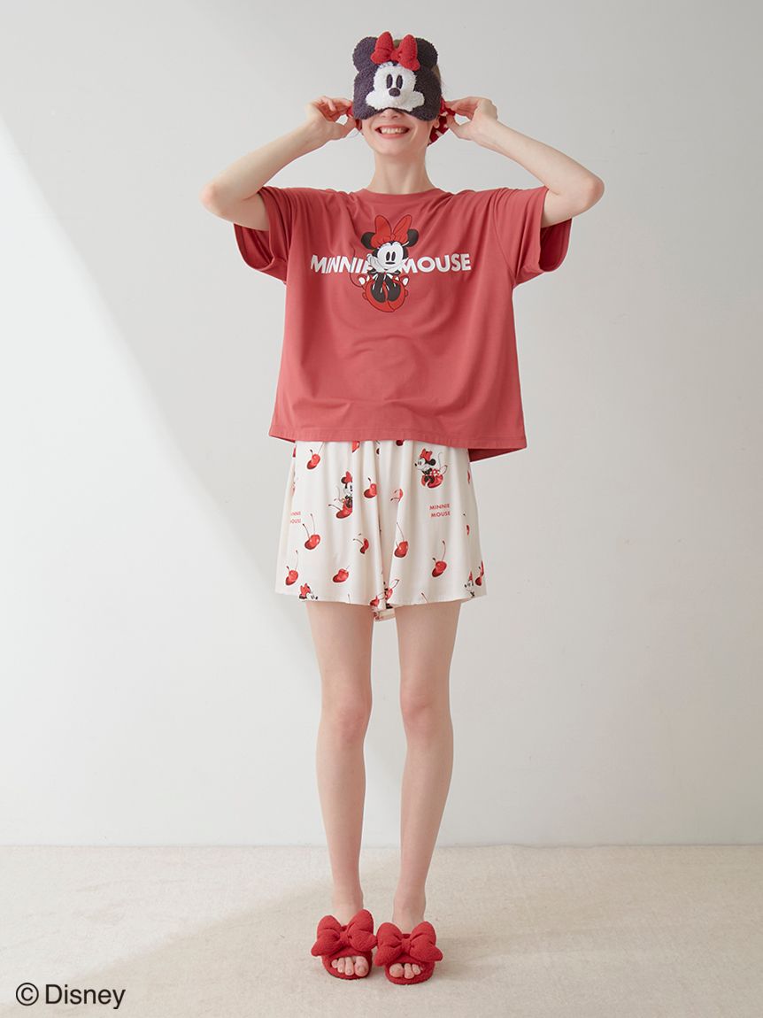 【販路限定商品】 Minnie/ワンポイントTシャツ＆ショートパンツセット | PWCT242300
