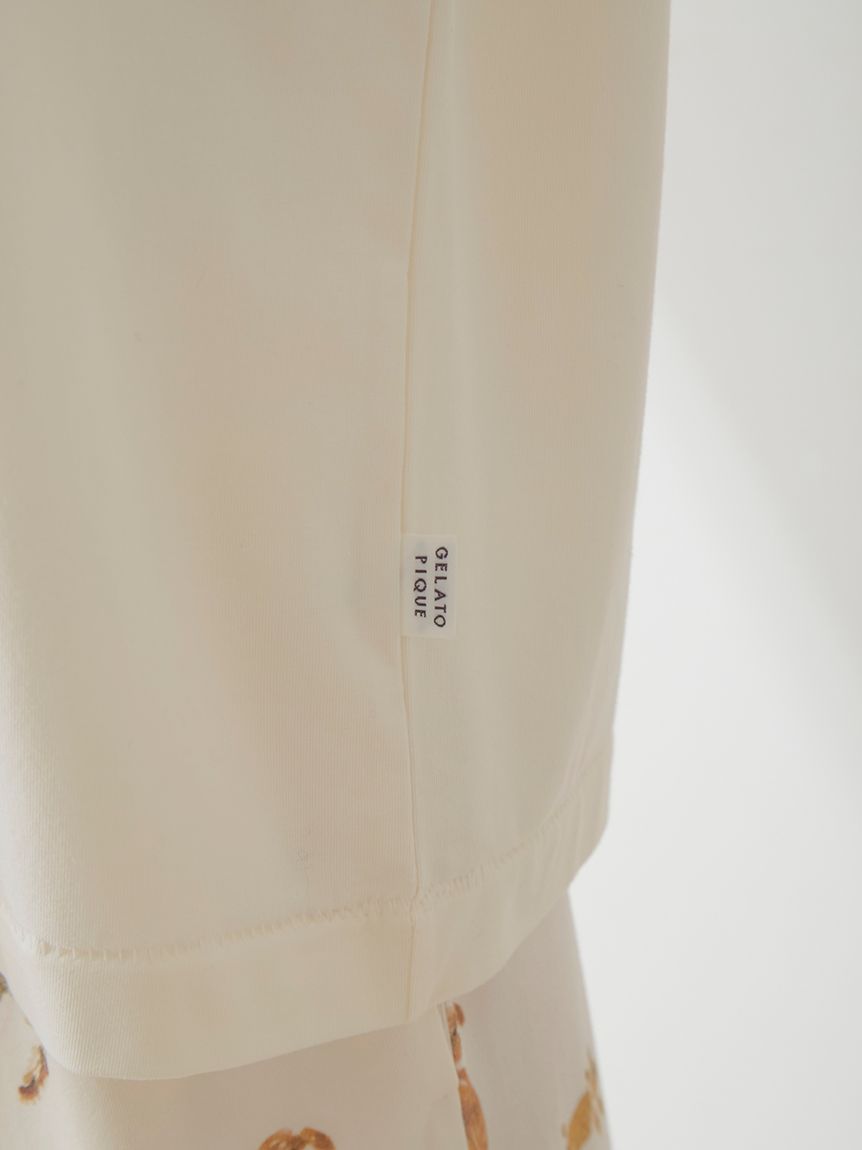 【接触冷感】【ヒラノトシユキ】DOGワンポイントTシャツ | PWCT242335