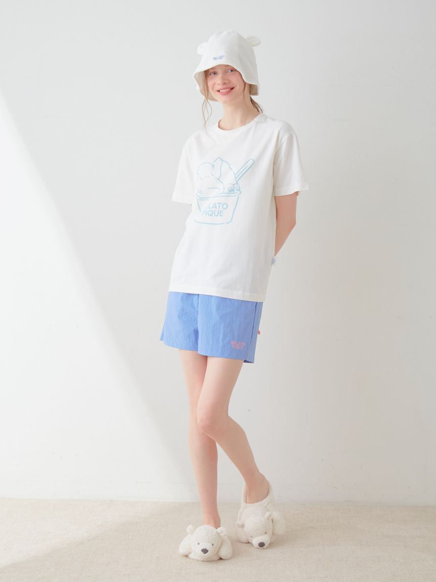 【COOL】しろくまワンポイントTシャツ | PWCT242355