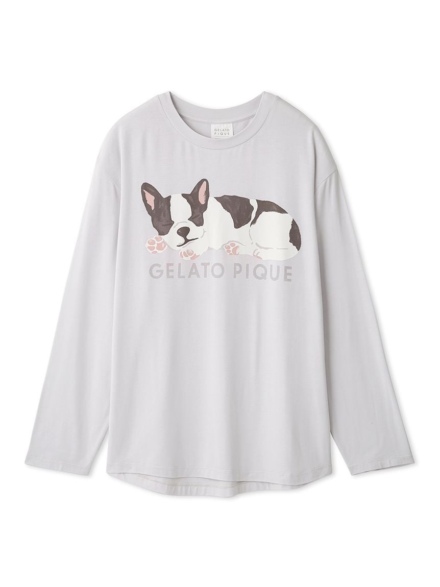 SLEEPING DOGワンポイントロンT(カットソー・Tシャツ)｜ルームウェア・パジャマ通販のgelatopique（ジェラートピケ）公式サイト