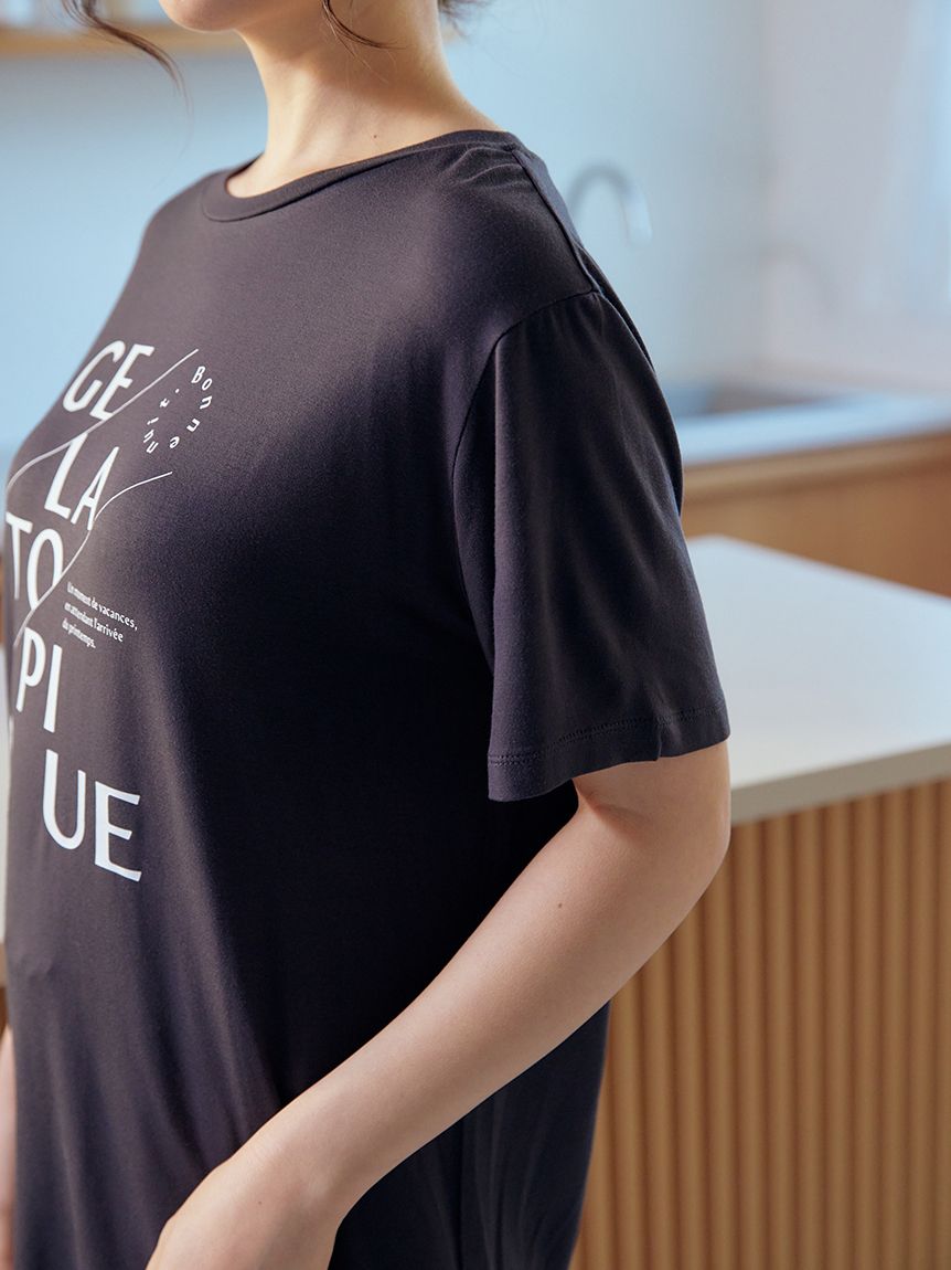 レーヨンロゴTシャツ | PWCT251232