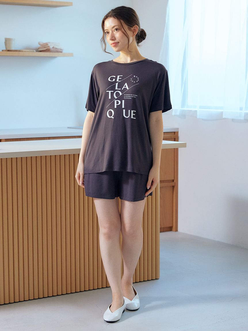 レーヨンロゴTシャツ | PWCT251232