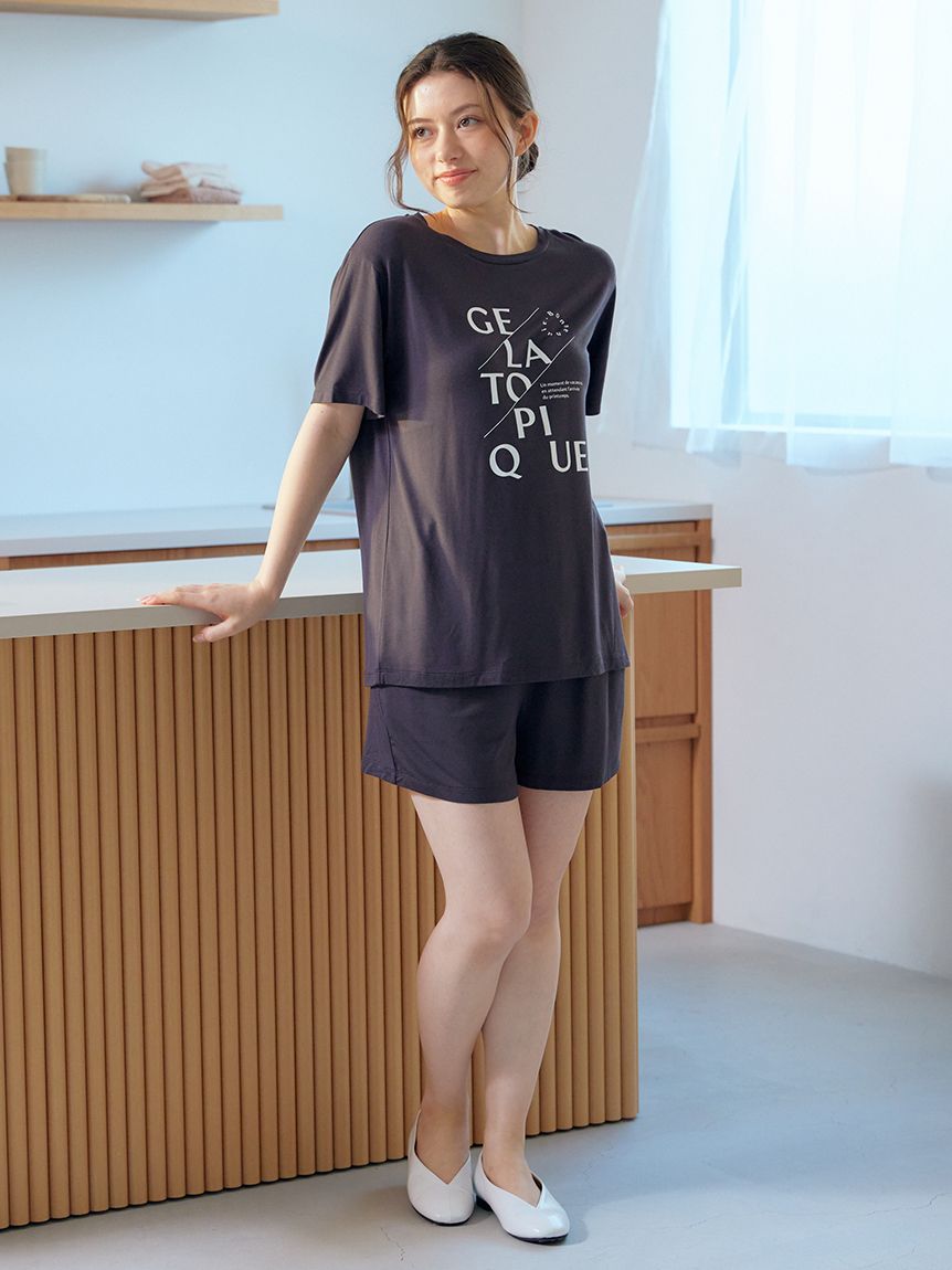 レーヨンロゴTシャツ | PWCT251232