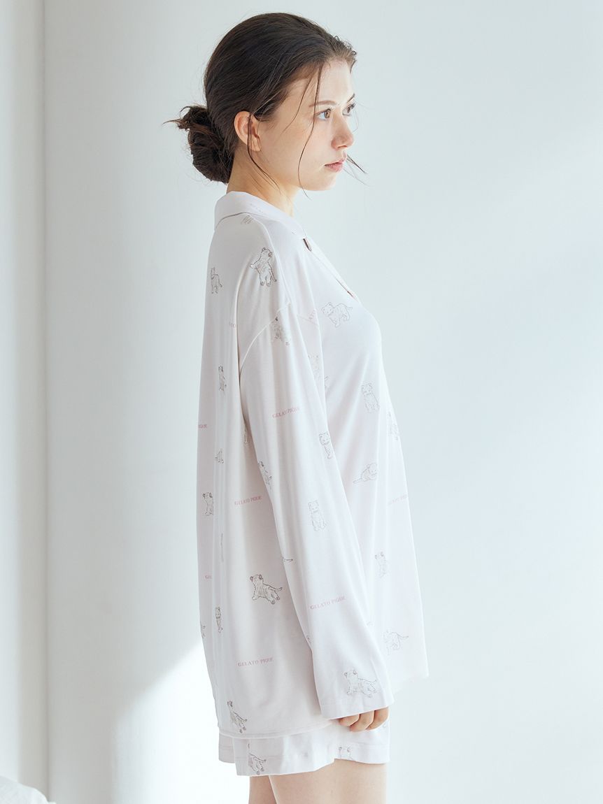 【ONLINE限定】ホワイトタイガー柄シャツ | PWCT251246