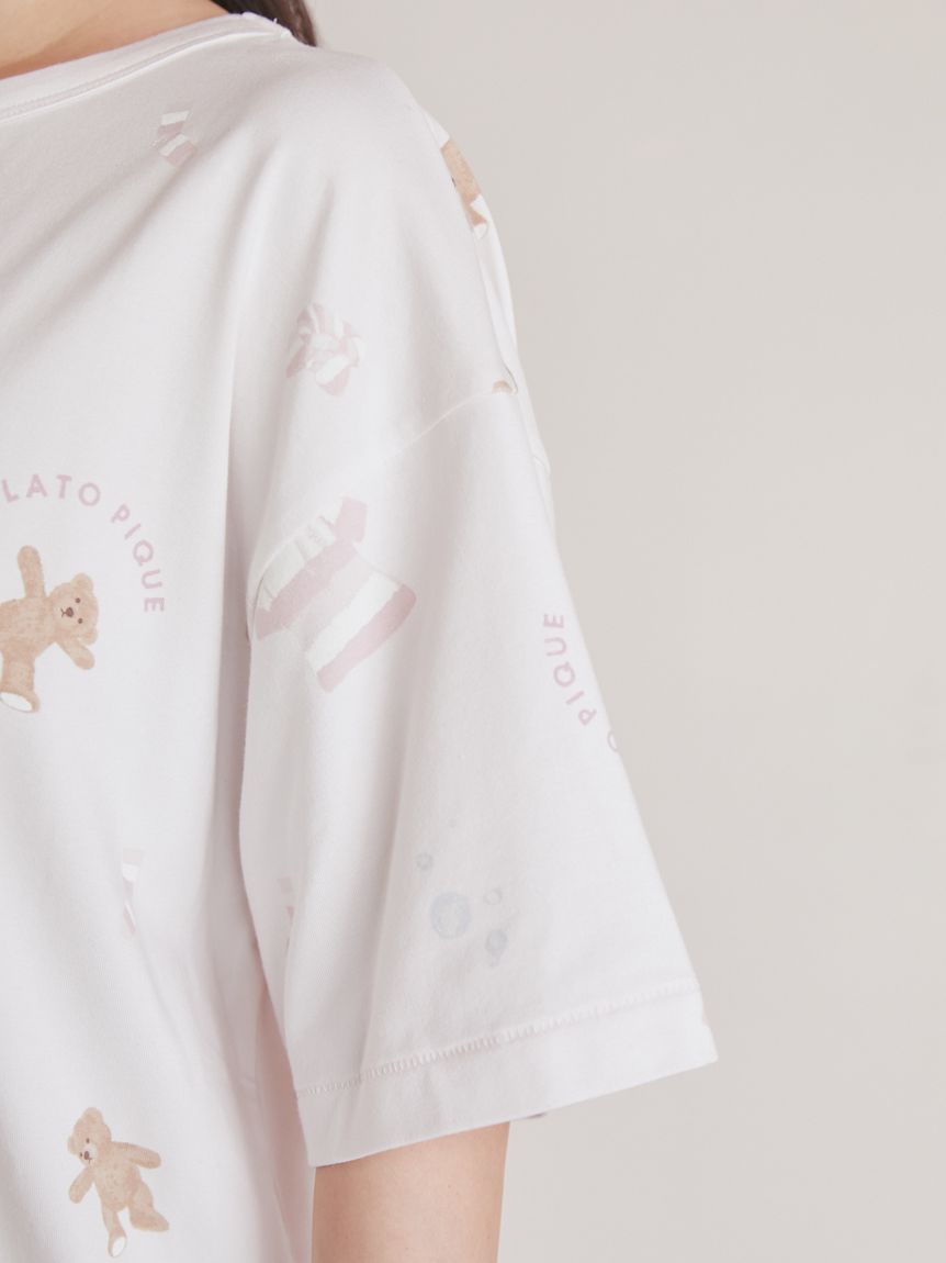 ウォッシングベア柄Tシャツ | PWCT251288