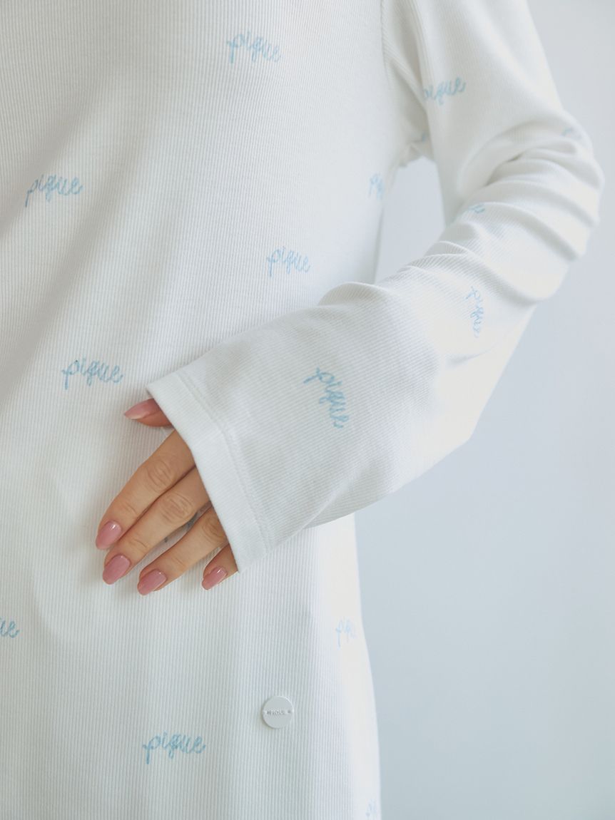 モチーフ3柄ロンT(カットソー・Tシャツ)｜ルームウェア