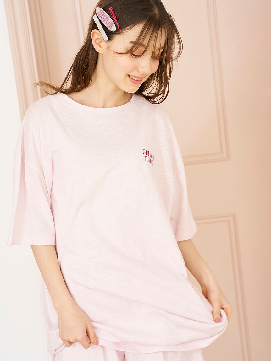 COOL COLLECTION】【接触冷感】ICEワンポイントビッグTシャツ