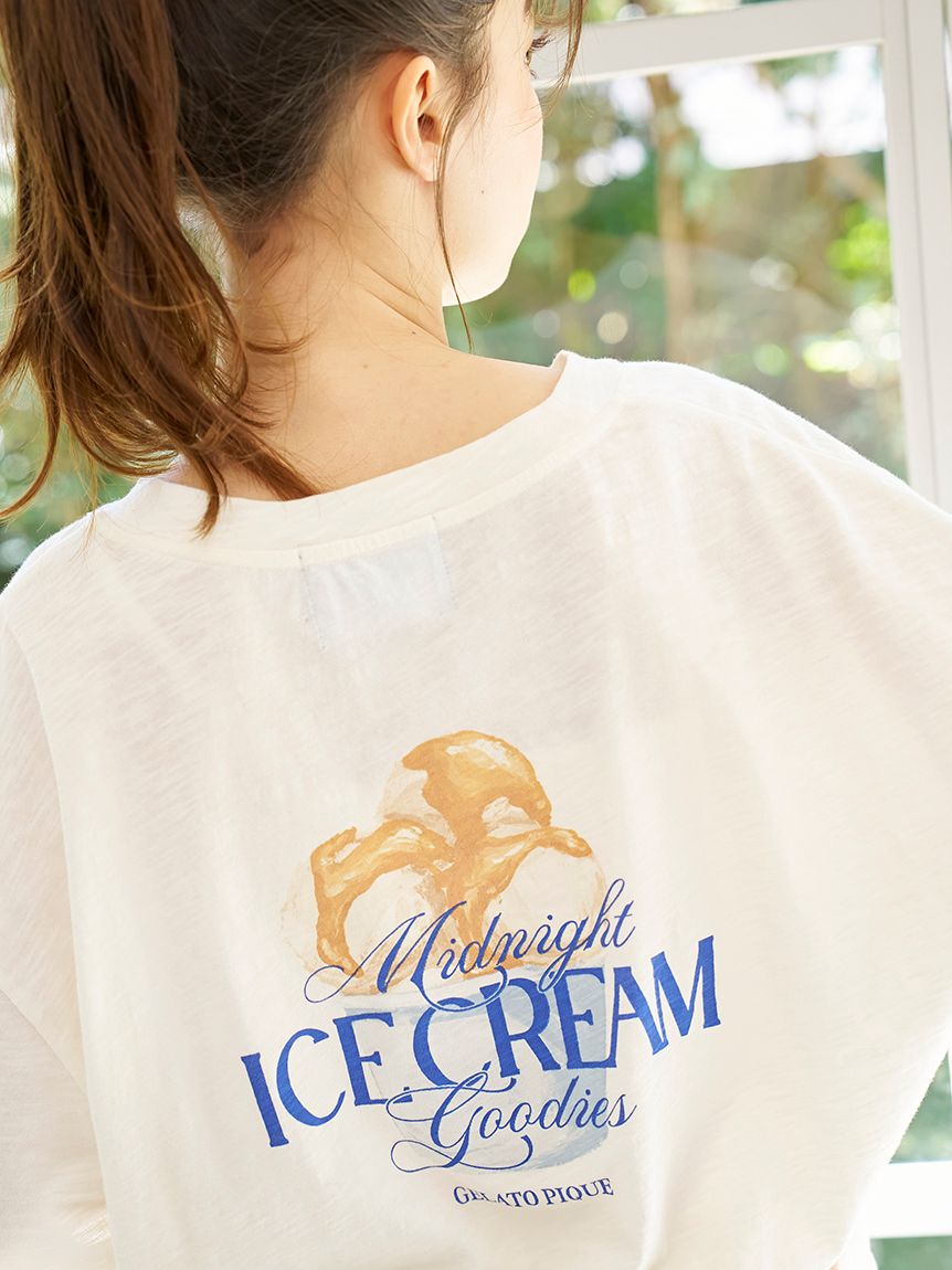 COOL COLLECTION】【接触冷感】ICEワンポイントビッグTシャツ