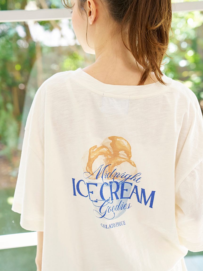 COOL COLLECTION】【接触冷感】ICEワンポイントビッグTシャツ