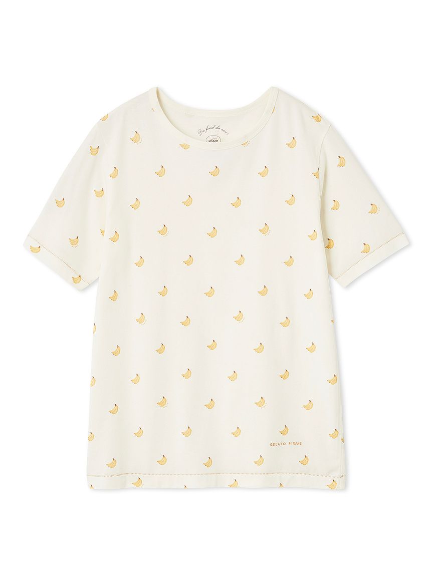 gelato pique ジェラート ピケ フルーツ柄 Tシャツ パンツ　バナナ gelato pique ジェラート ピケ フルーツ柄 Tシャツ パンツ