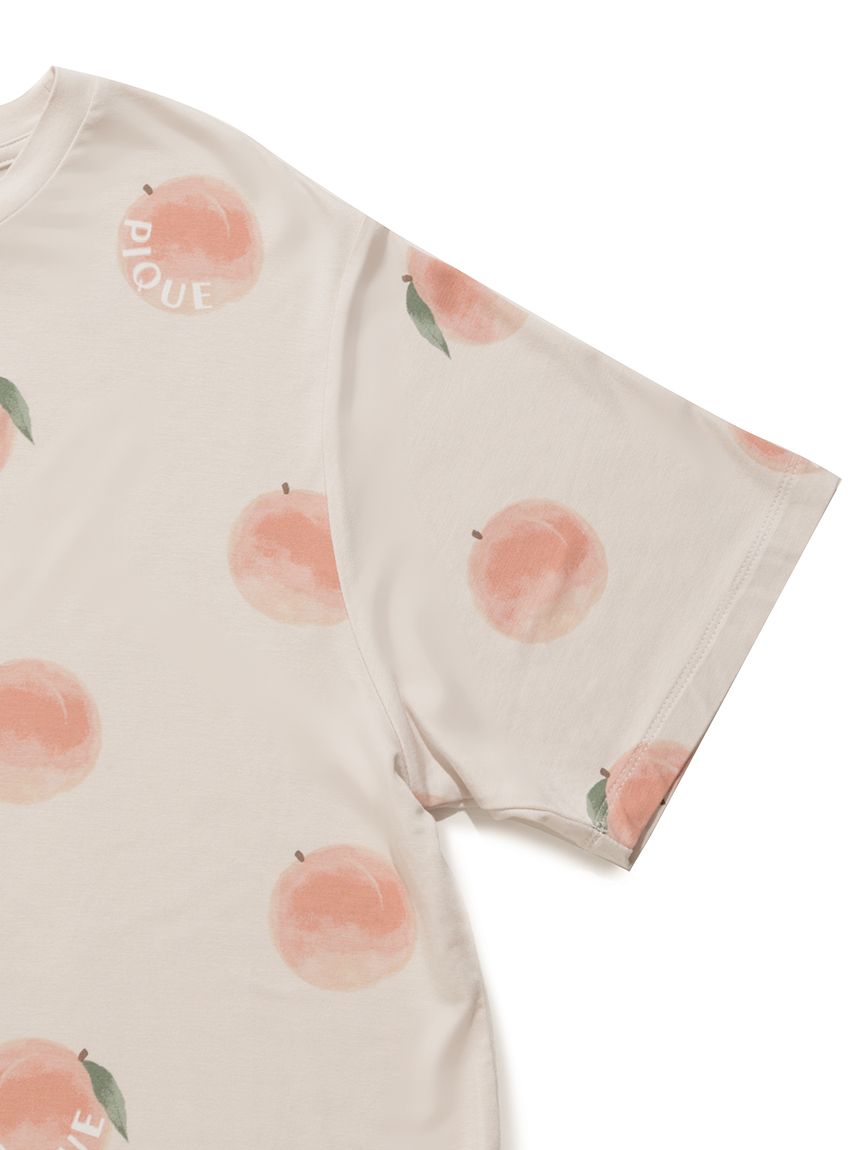 接触冷感】フルーツ柄Tシャツ(カットソー・Tシャツ)｜ルーム