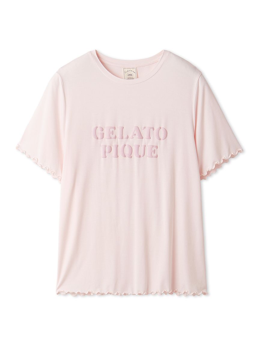 ジェラピケ　トゲピー　冷感シャツ　レディース 接触冷感】ロゴメローTシャツ(カットソー・Tシャツ)｜ルーム