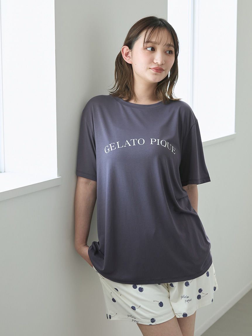 接触冷感】モチーフ4柄ワンポイントTシャツ&ショートパンツ