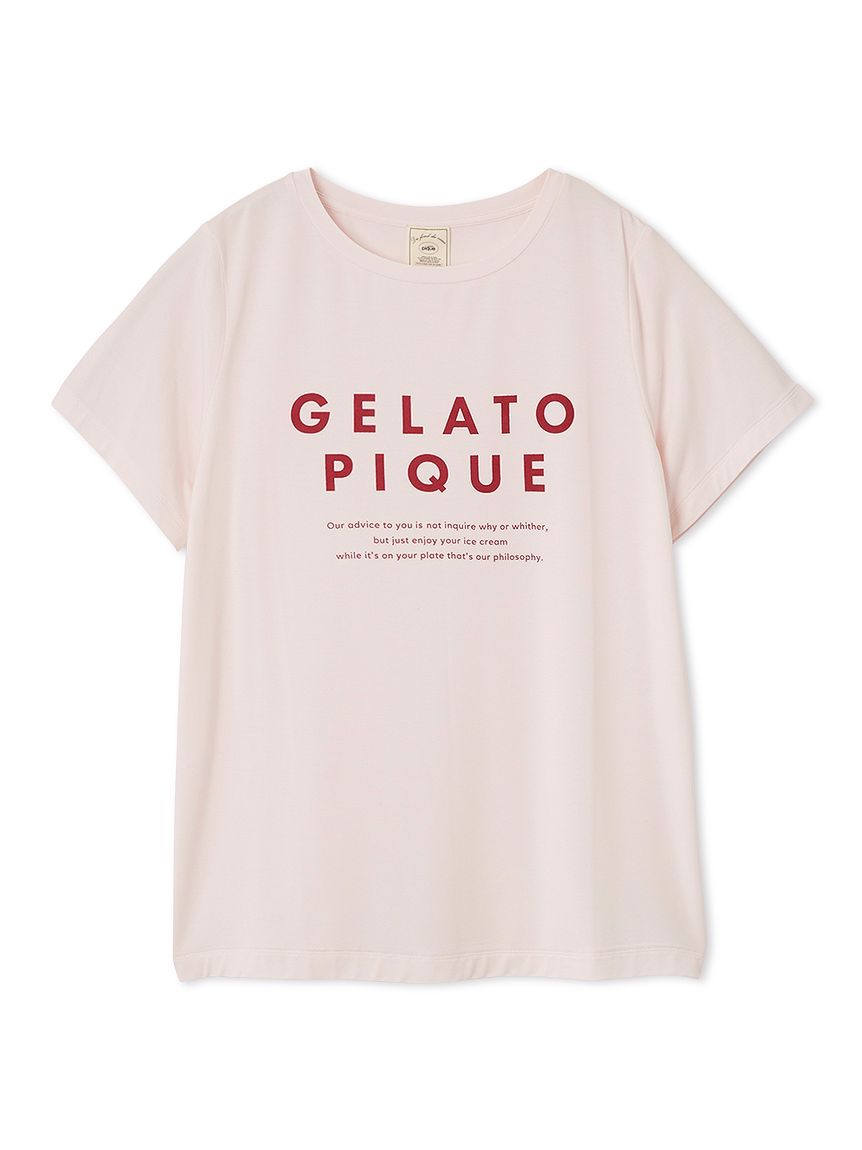 COOLレーヨンロゴTシャツ(カットソー・Tシャツ)｜ルームウェア