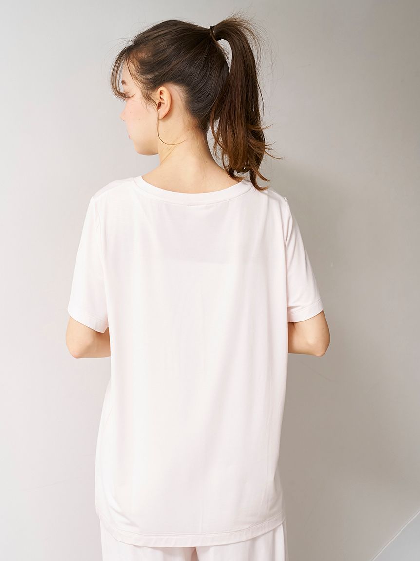 接触冷感】COOLレーヨンデザートロゴTシャツ(カットソー・T