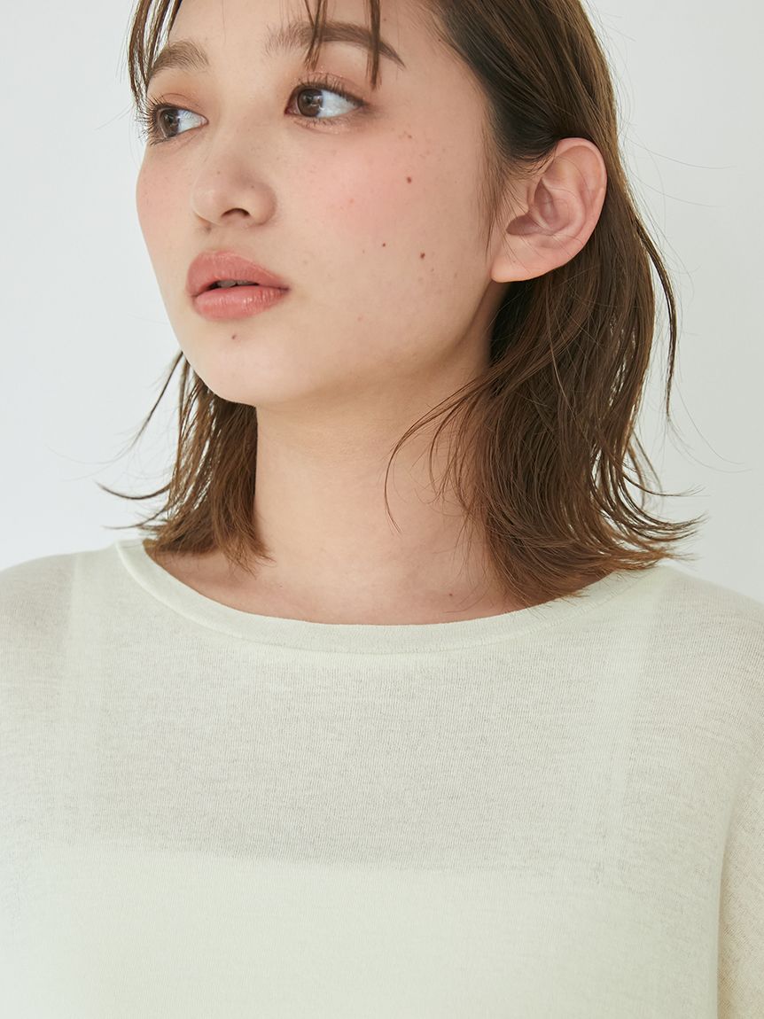 シアーTシャツ(カットソー・Tシャツ)｜ルームウェア・パジャマ