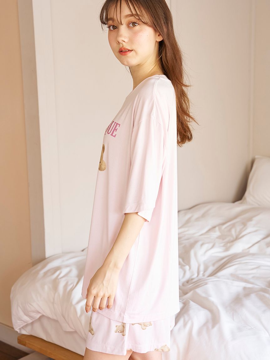 ONLINE限定】【接触冷感】ベアワンポイントTシャツ&ショート
