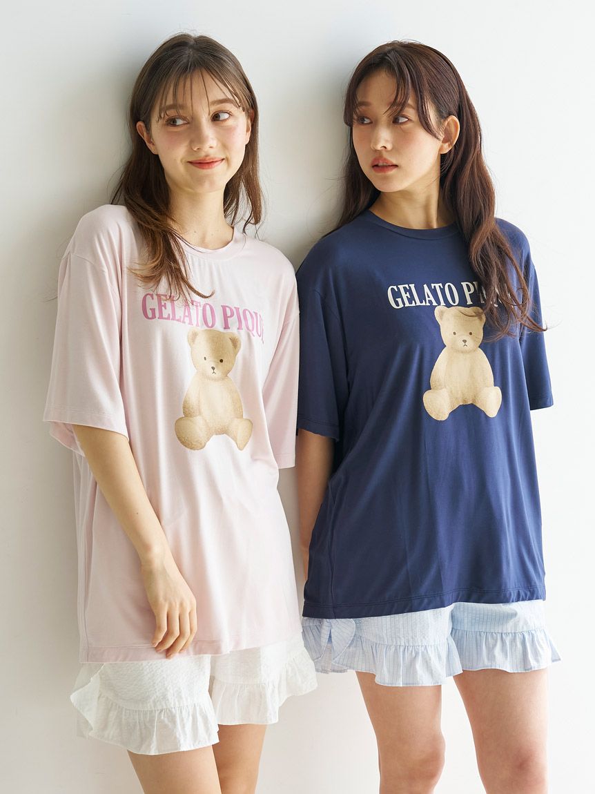 ジェラートピケ gelato pique 【ONLINE限定】ベアワンポイントT