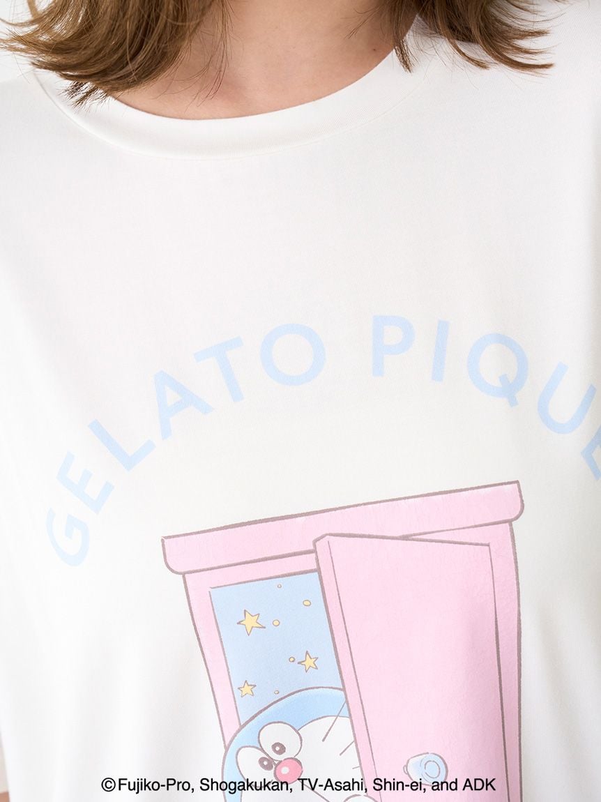 ドラえもん】【レディース】ワンポイントTシャツ(カットソー・T