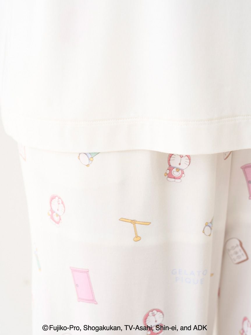 ドラえもん】【レディース】ワンポイントTシャツ(カットソー・T