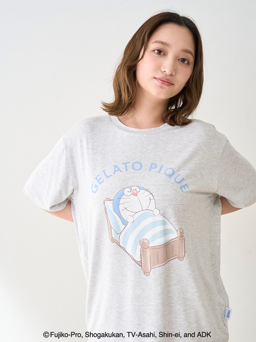 ドラえもん】【レディース】ワンポイントTシャツ(カットソー・T