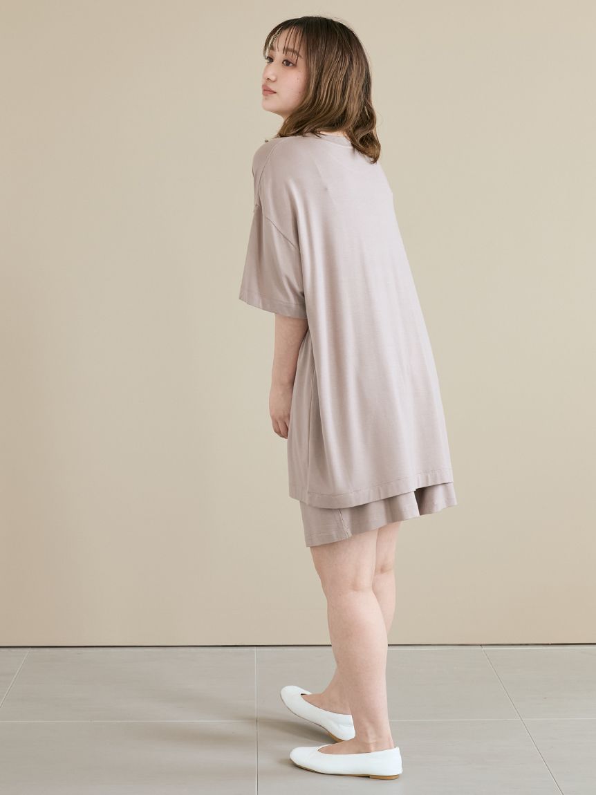 接触冷感 カラーレーヨンロゴ セットアップ 新品未使用 ジェラートピケ 接触冷感 カラーレーヨンロゴ セットアップ 新品未使用 ジェラートピケ