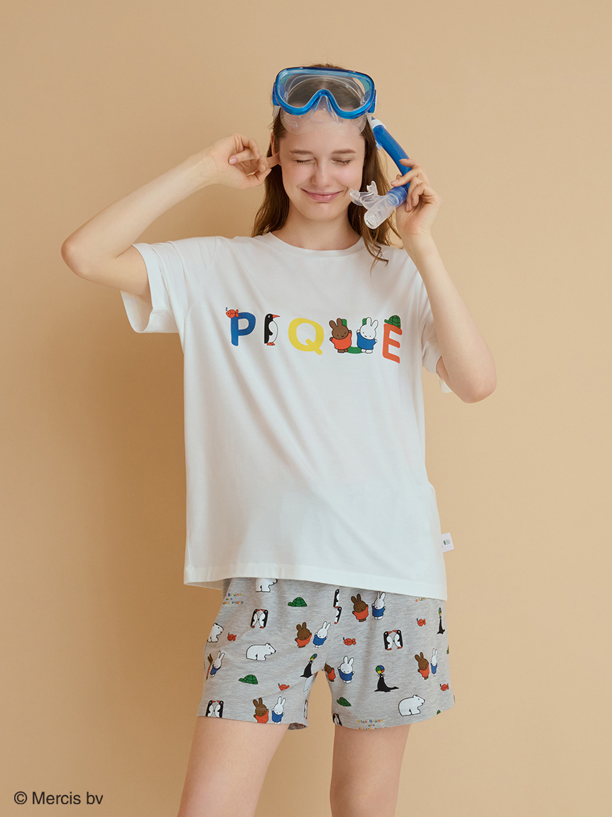 Dick Bruna】【接触冷感】ワンポイントTシャツ(カットソー・T