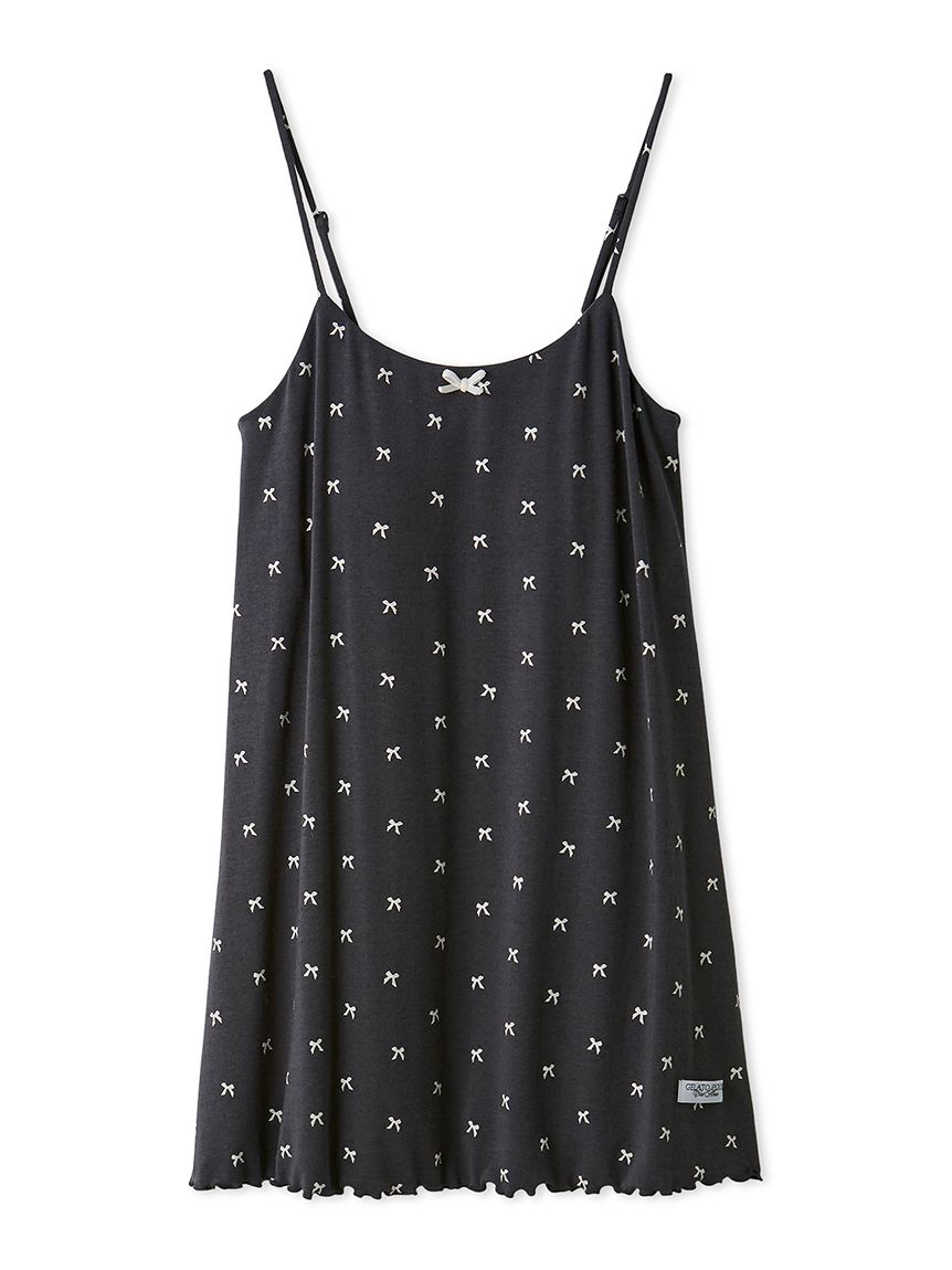 針抜きリボン柄カップインキャミソール(キャミソール)｜ルーム