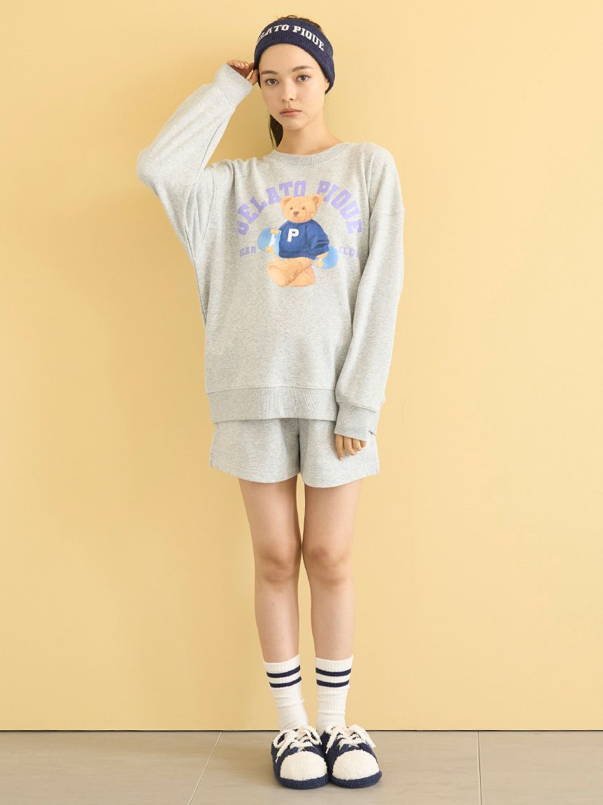 スポーティーベア裏毛プルオーバー(カットソー・Tシャツ)｜ルーム