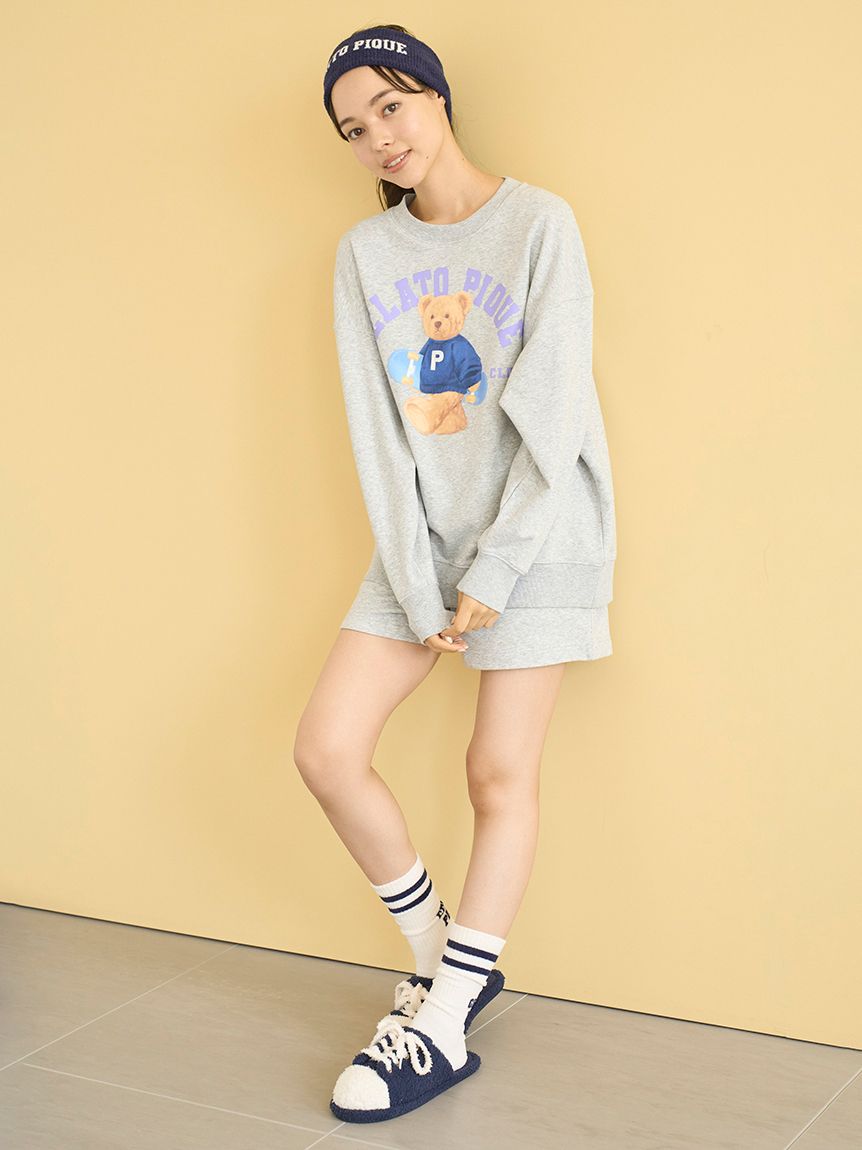 スポーティーベア裏毛プルオーバー(カットソー・Tシャツ)｜ルーム