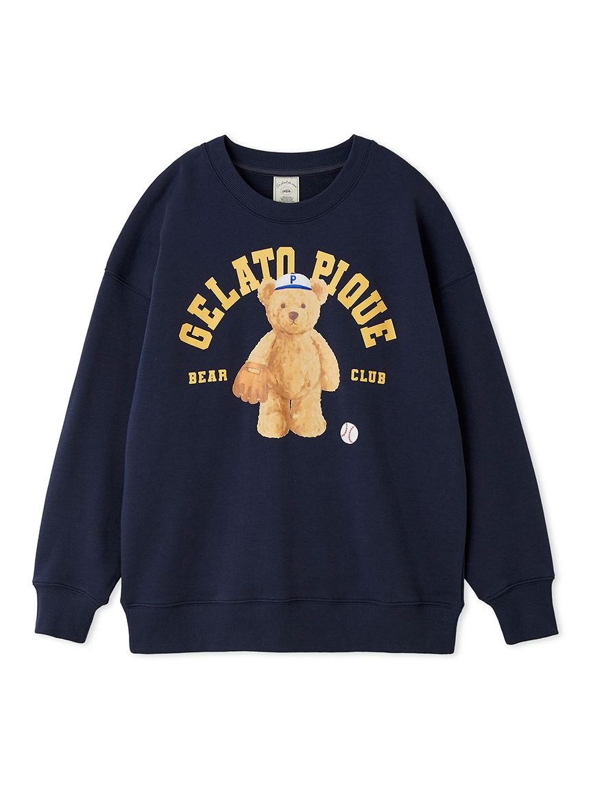 スポーティーベア裏毛プルオーバー(カットソー・Tシャツ