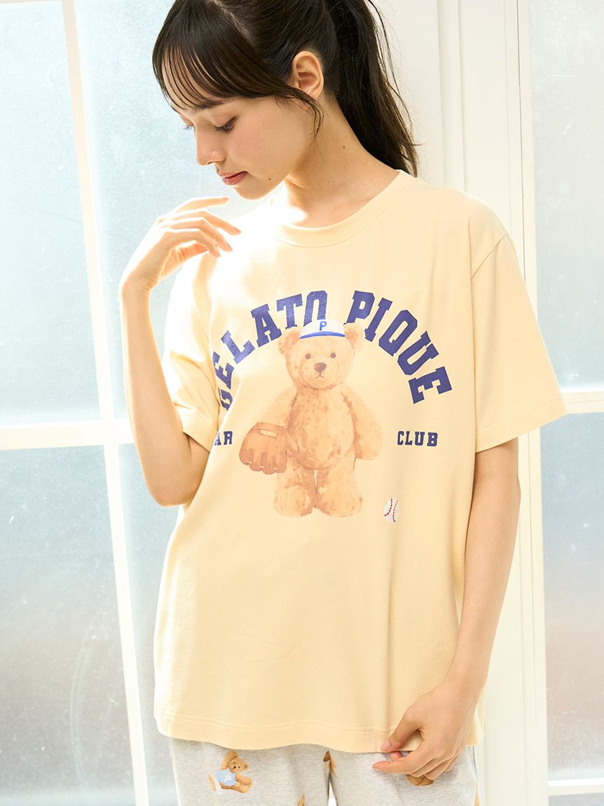 スポーティーベアワンポイントTシャツ(カットソー・Tシャツ)｜ルーム