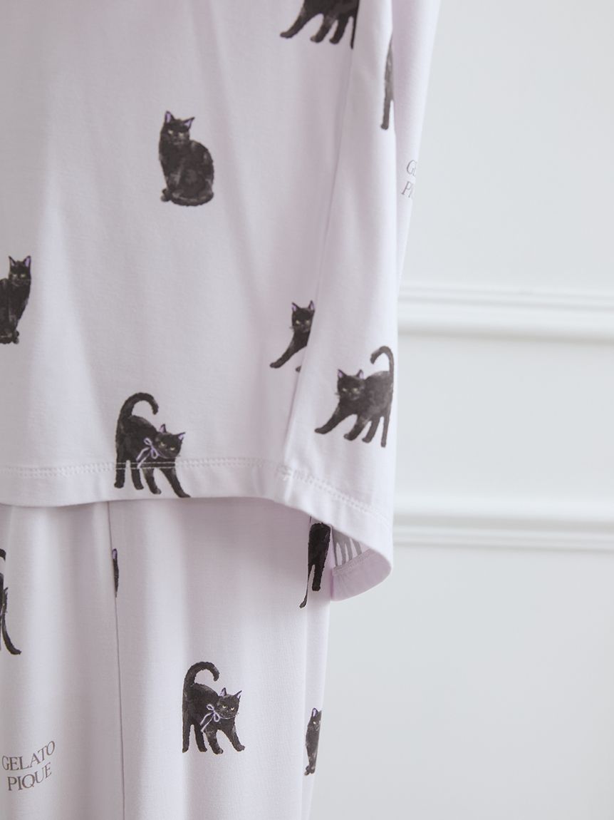 gelato pique 猫イラスト スウェットセット 130-150cm 61w2W4phMbL._SY350_QL65_.jpg