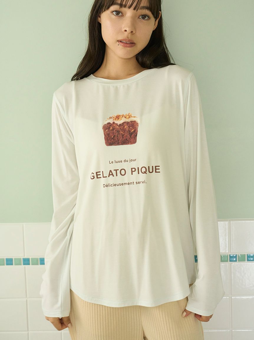 スイーツワンポイントロンT(カットソー・Tシャツ)｜ルームウェア