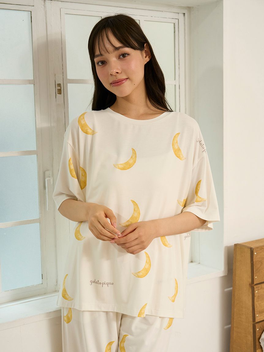 モチーフ3柄Tシャツ(カットソー・Tシャツ)｜ルームウェア・パジャマ