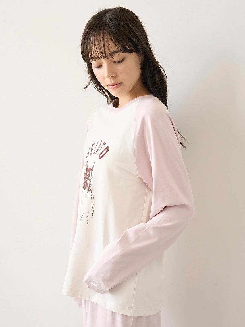 じぇらたん♡ ワンポイントラグランロンT(カットソー・Tシャツ)｜ルームウェア
