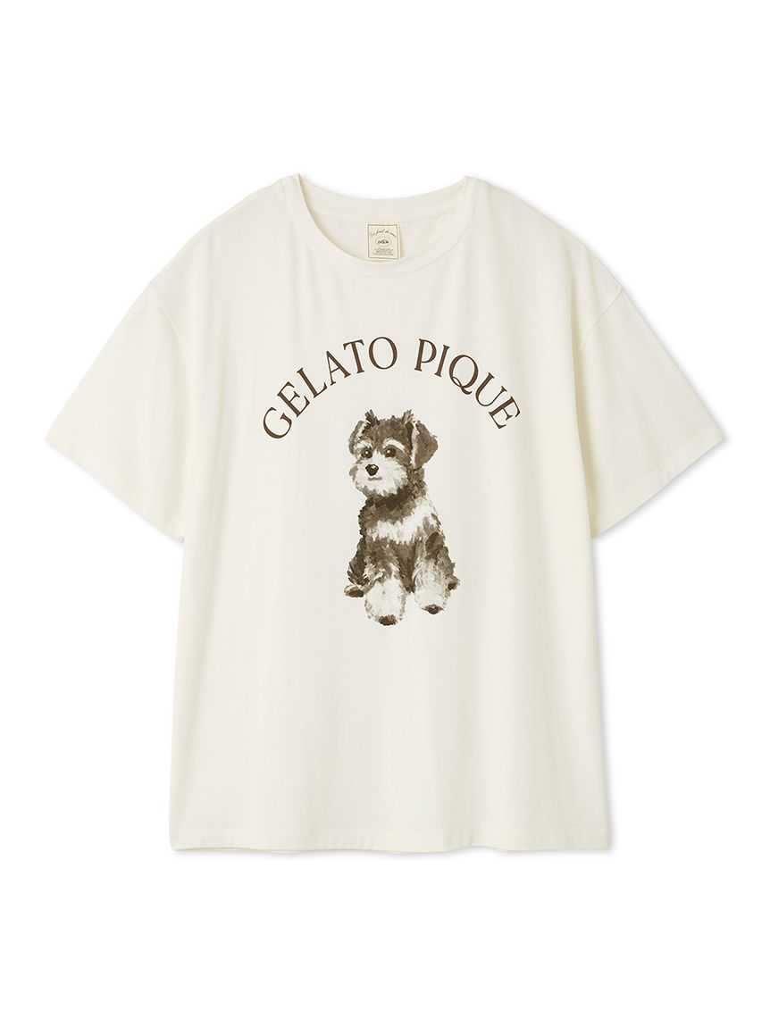 gelato pique シュナウザー　ルームウェア gelato pique（ジェラートピケ）の「シュナウザージャガードプル