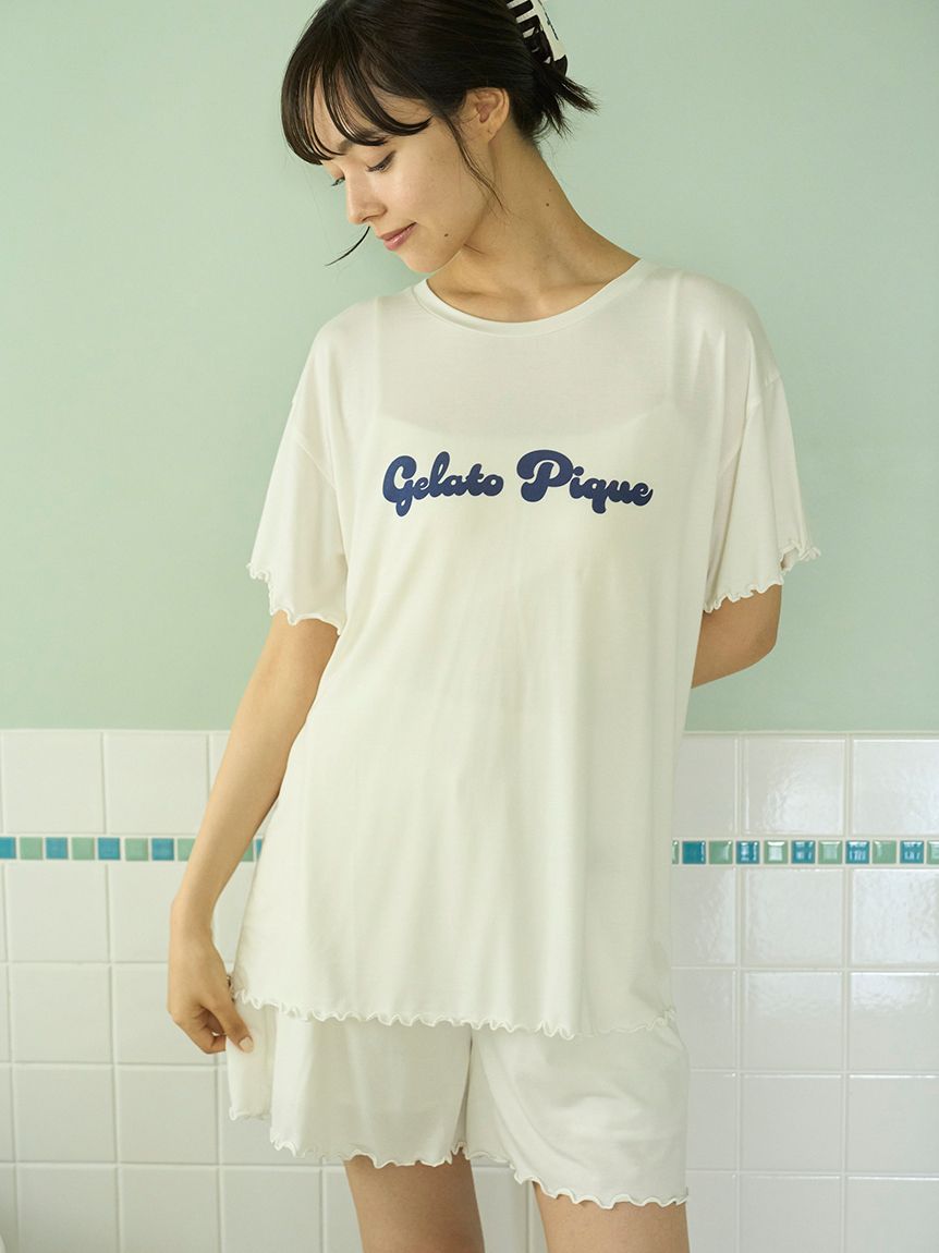 カラフルロゴTシャツ(カットソー・Tシャツ)｜ルームウェア