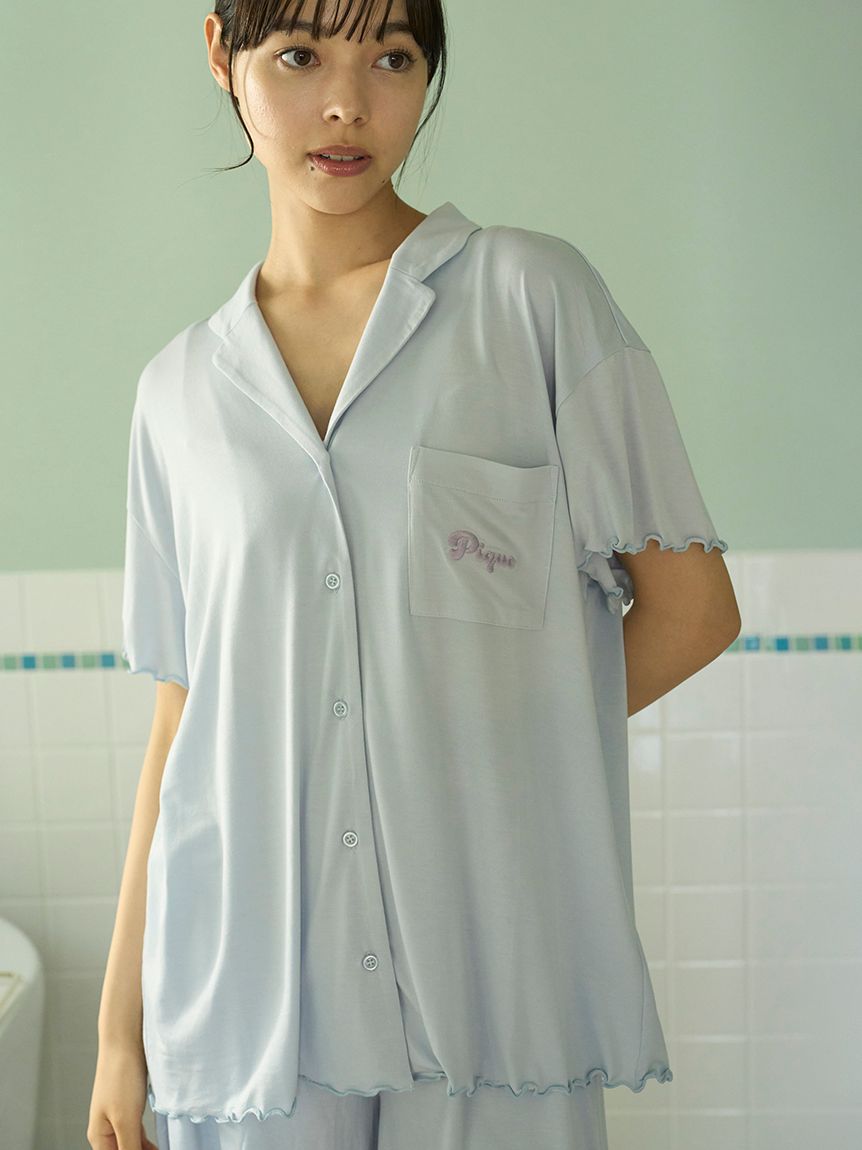 カラフルロゴシャツ(シャツ)｜ルームウェア・パジャマ通販の