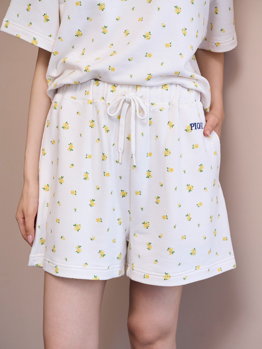 オフィシャルサイト・MASH STORE限定】小花柄裏毛プルオーバー