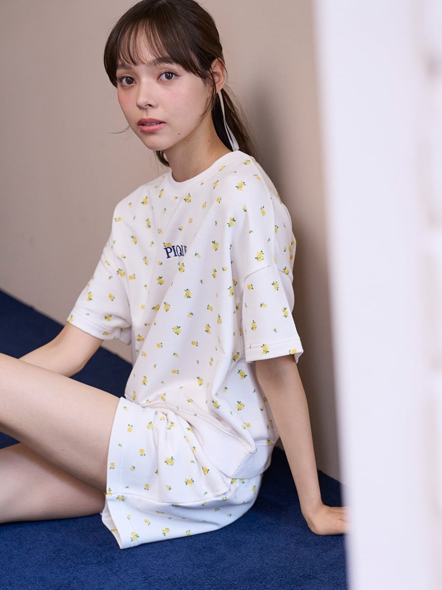 Cxx_xxY★新品★ジェラピケ ストロベリー ショートパンツセット ジェラートピケ gelato pique ストロベリー柄ショートパンツ