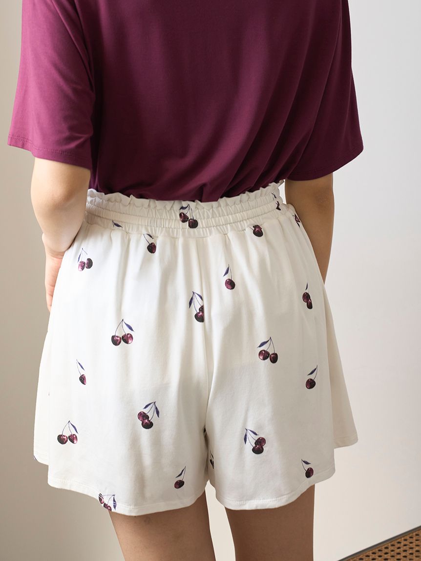 ONLINE限定】ルージュチェリーレーヨンロゴTシャツ＆ショート